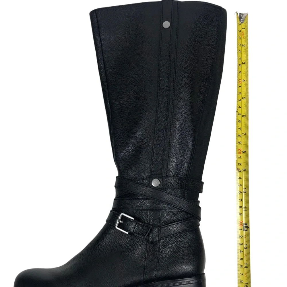 Naturalizer Jango  Black Leather Boots Size 6